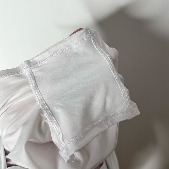 Alo Yoga Alosoft Courtside Tennis Dress Womens Medium White Casual Preppy - Picture 10 of 13